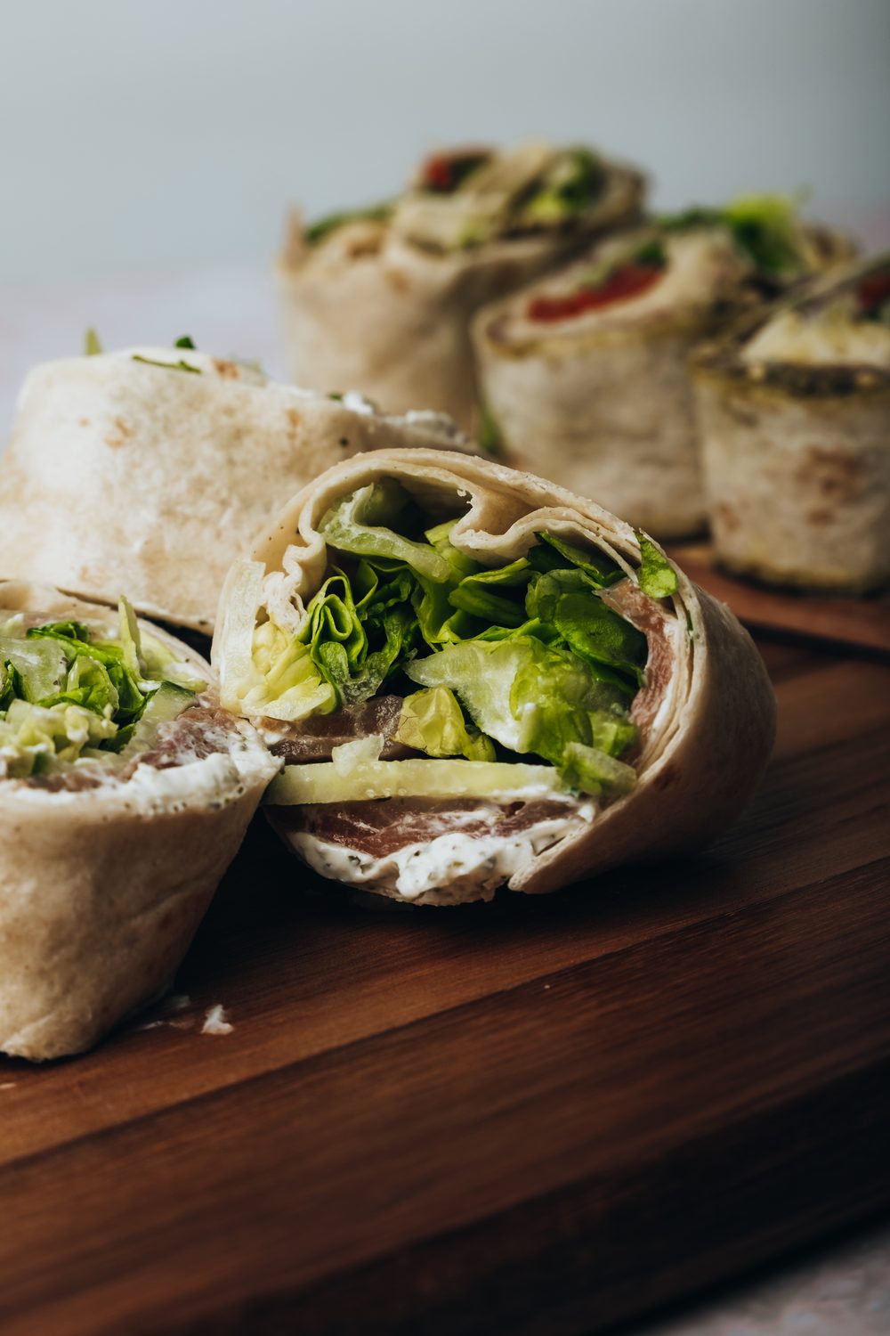 Wraps frais préparés par la sandwicherie Le Repère à Froyennes, Tournai